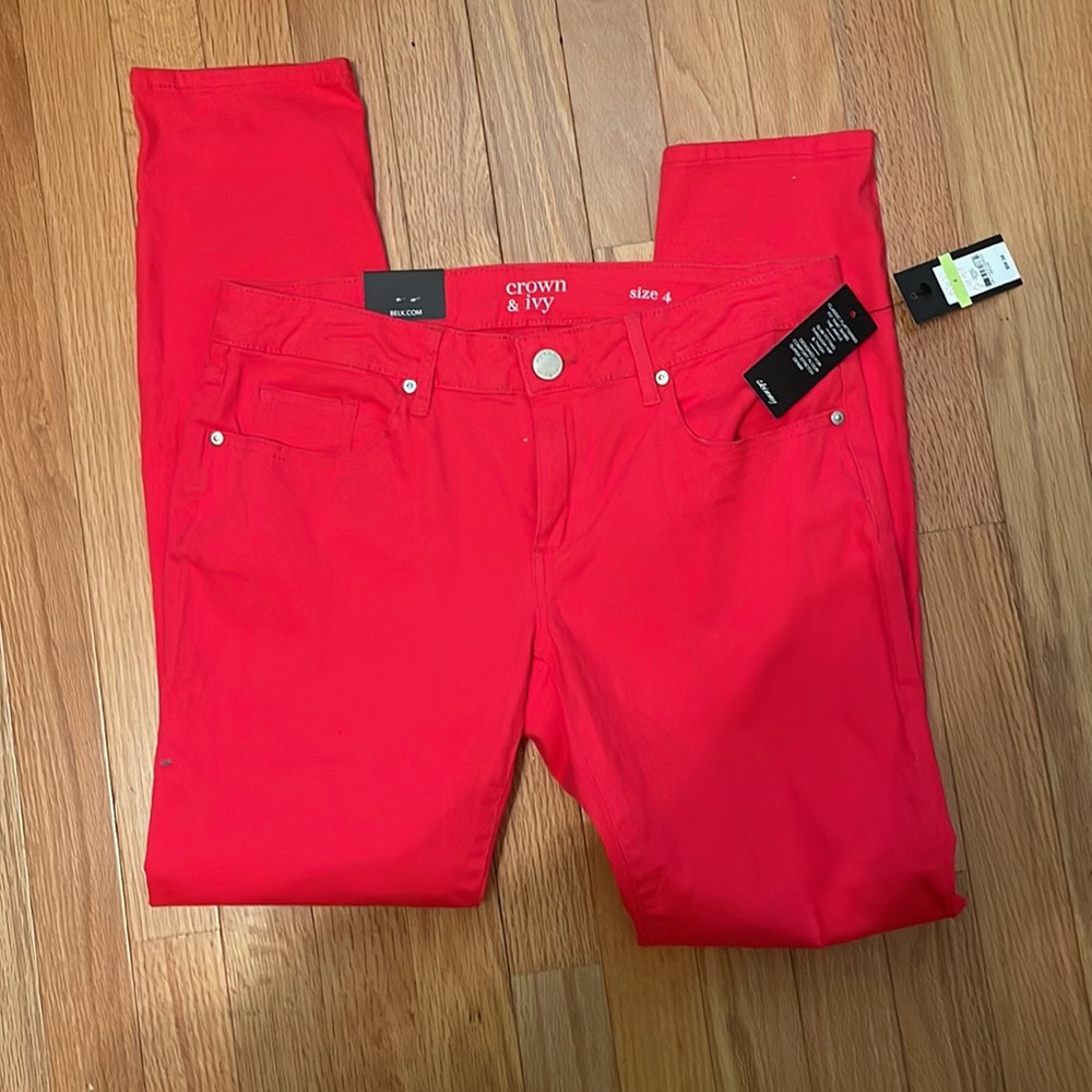 Crown & Ivy NWT❗️Skinny High Rise Jeans - Picture 3 of 9